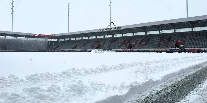 Starker Schneefall - Thun-Match gegen Bellinzona muss abgesagt werden