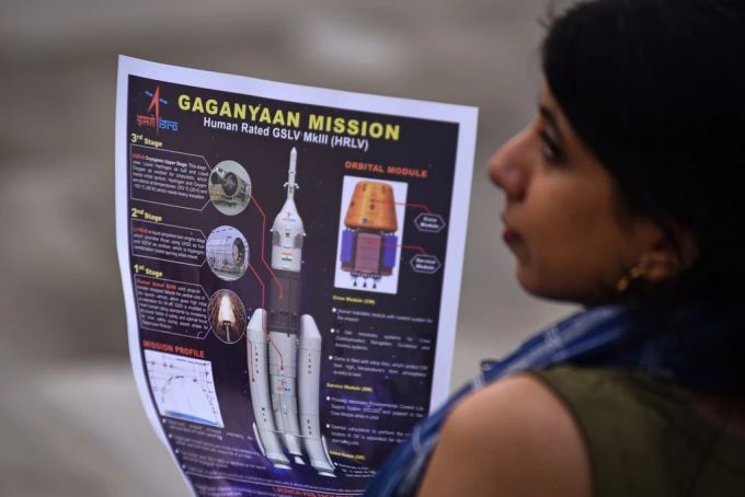 Indien gab den erfolgreichen Raketentest für seine Raumfahrtmission bekannt. Indien Raketentest Raumfahrtmission Gaganyaan