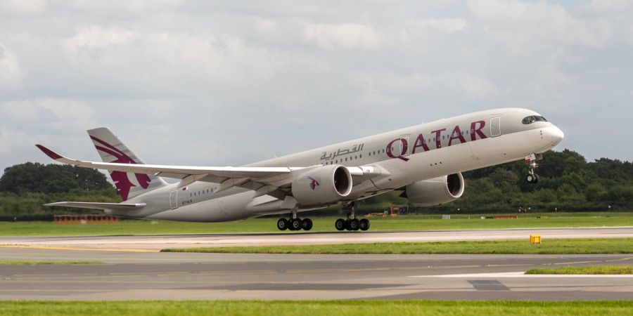 Qatar Airways Flugzeug.