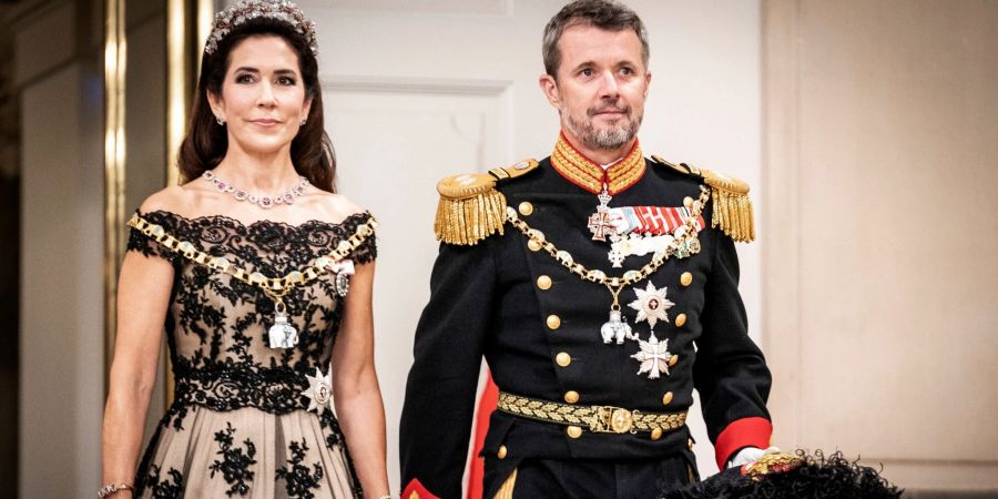 König Frederik von Dänemark und seine Frau Königin Mary.