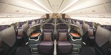 Business-Class im A380 von Singapore Airlines