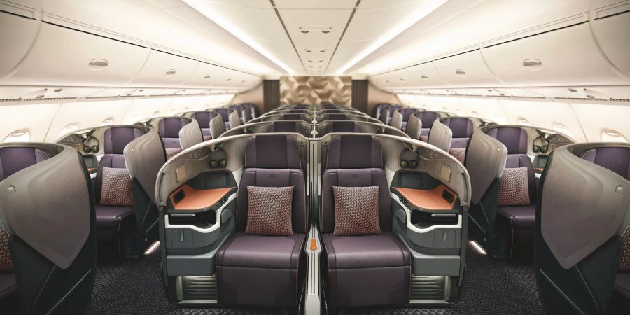 In der neuen Business-Class im A380 von Singapore Airlines wird der Langstreckenflug zum Vergnügen.