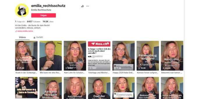 Auf Tiktok werden wöchentlich Fragen aus der Community beantwortet. emilia