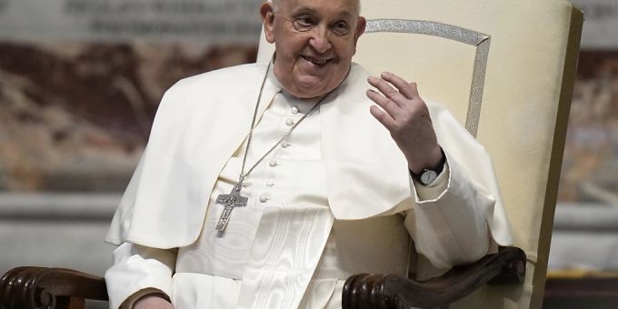 Liebt es, auch mal zu scherzen: Papst Franziskus. hazel brugger papst