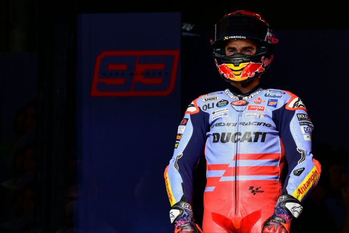 Marc Márquez ist mit der Zusammenarbeit mit Gresini-Ducati bislang glücklich. Marc Márquez Gresini Ducati