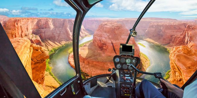 Grand Canyon, Helikopter