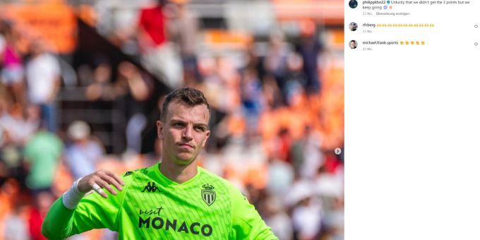 Philipp Köhn steht seit Sommer bei der AS Monaco im Tor. Köhn AS Monaco