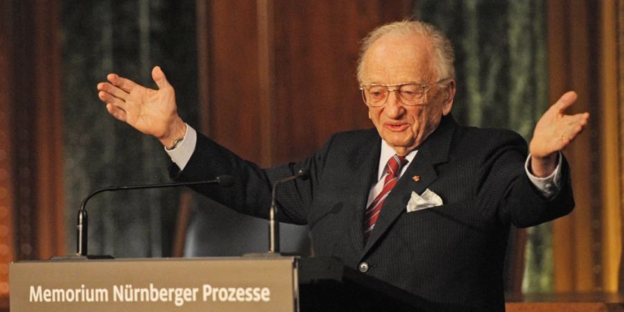 Der letzte noch lebende Ankläger der Nürnberger Prozesse gegen die NS-Kriegsverbrecher, Benjamin Ferencz, ist im Alter von 103 Jahren gestorben. Das sagte sein Sohn Donald Ferencz am Samstag der Nachrichtenagentur AFP. (Archivbild)