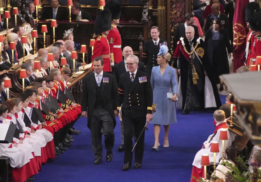 Der ehemalige Rugbyspieler fand seinen Sitzplatz in der Westminster Abbey nicht gut.