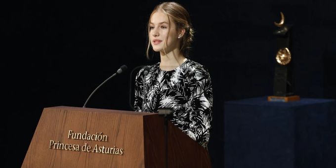 Prinzessin Leonor (17) bei den Asturias Awards im Oktober 2022. Leonor erste