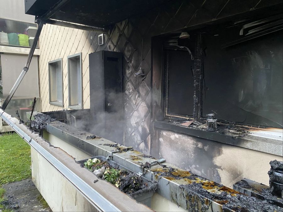 Die Feuerwehr konnte den Brand löschen.
