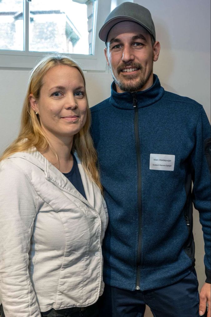 Manuela und Marc Waldspurger (beide Gulasch Kanone Spiegel).