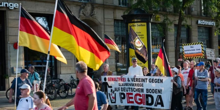 Pegida-Demonstration in Dresden