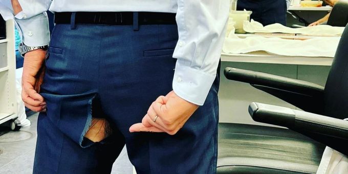 «Ratsch!» - RTL-Moderator platzt Hose in Live-Sendung