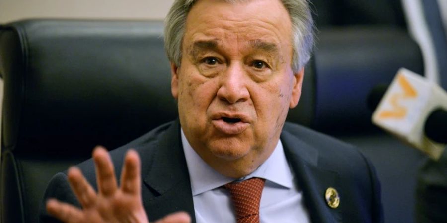 UN-Generalsekretär António Guterres