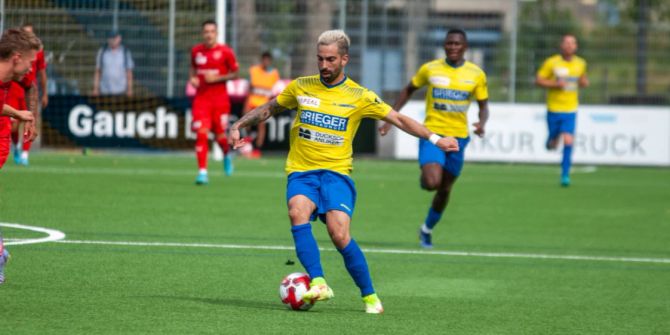 FC Langenthal im Spiel gegen Delémont