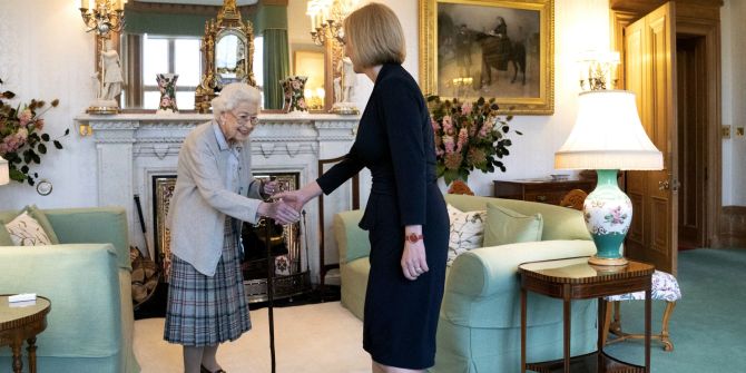 Queen Elizabeth Liz Truss