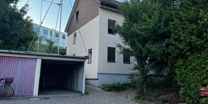 Das geräumte Haus an der Römerstrasse in Oberwinterthur ZH. Oberwinterthur