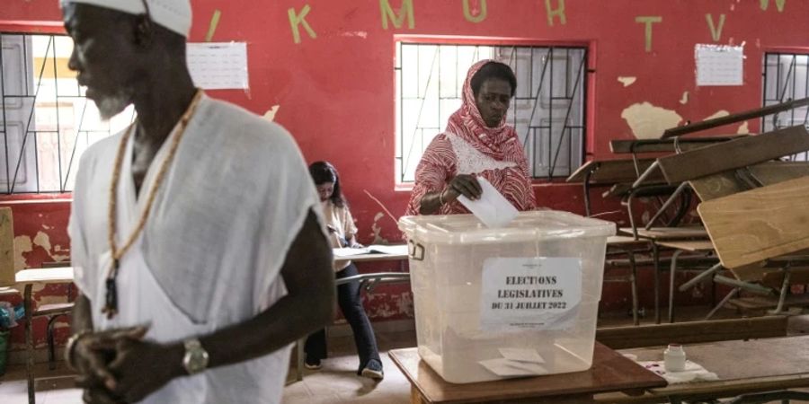 Wahllokal im Senegal