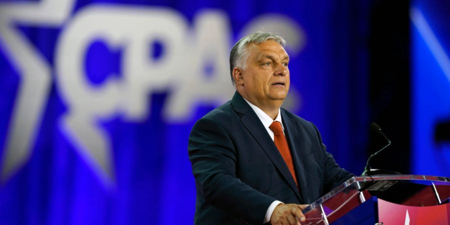 Ungarns Ministerpräsident Viktor Orban spricht auf der «Conservative Political Action Conference».