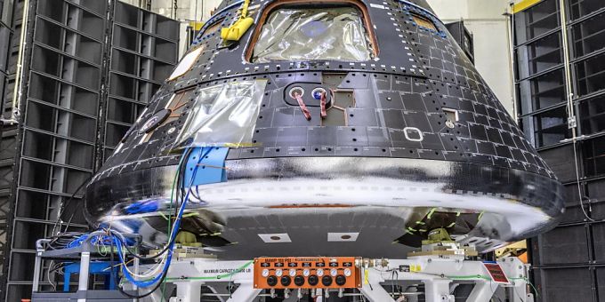 Die für 2025 geplante bemannte Mondlandung im Rahmen der Nasa-Mission Artemis 3 muss möglicherweise verschoben werden. Im Bild die Orion-Kapsel der «Artemis 2»-Mission. Artemis 3
