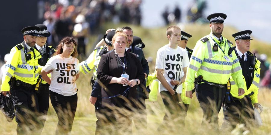 Wie zuvor in Wimbledon: «Just Stop Oil»-Demonstranten.