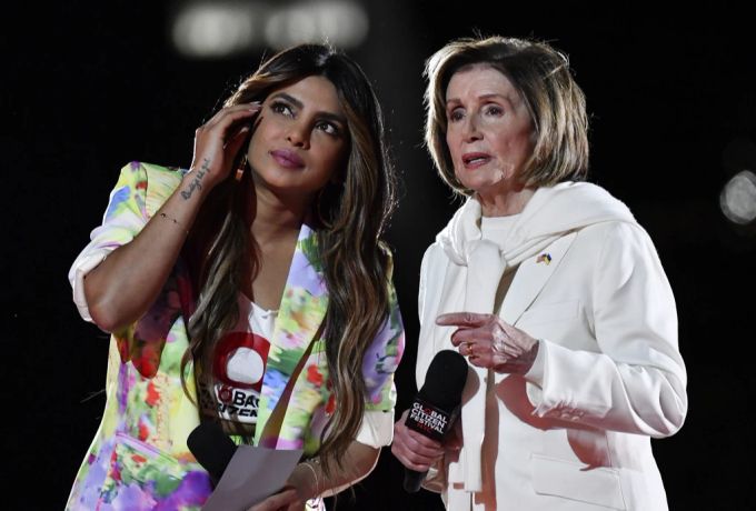 Die Schauspielerin Priyanka Chopra (l.) moderiert das Global Citizen Festival in New York. mariah carrey