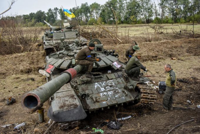 Russland hat im Ukraine-Krieg bereits viel Ausrüstung verloren. Ukraine-Krieg Panzer Russland