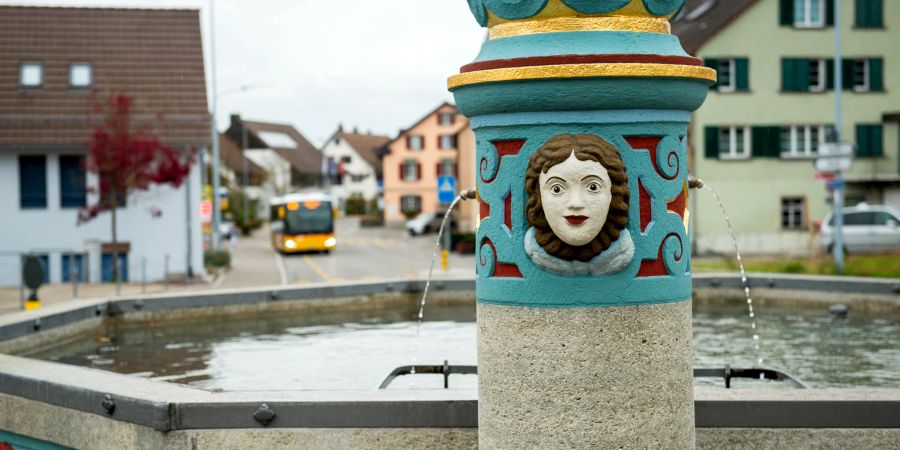Der Leuenbrunnen in Stadel. - Stadel bei Niederglatt ZH