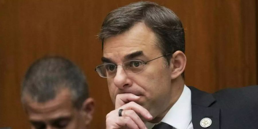 Der ehemalige Republikaner Justin Amash lotet die Möglichkeit einer unabhängigen Kandidatur für die US-Präsidentschaft aus. (Archivbild)