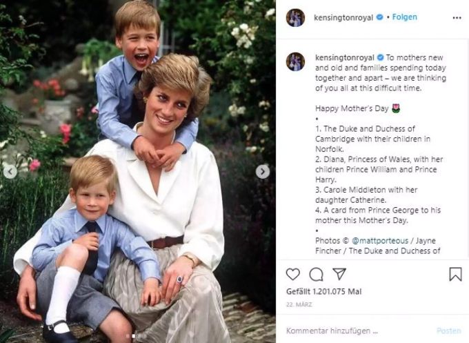 Prinz Harry und Prinz William mit Lady Di. prinz harr