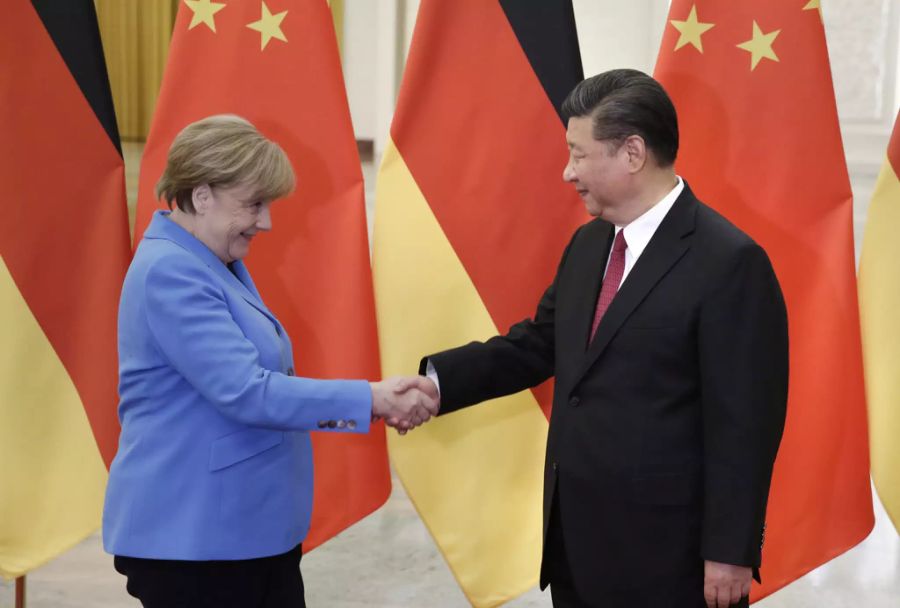 merkel jinping