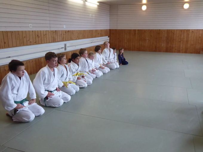 Kindertraining im Trainingslager des Judo Sportclubs Dietikon. Judo Sportclubs Dietikon