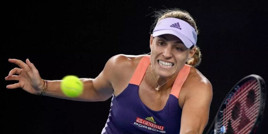 Tennisstar Angelique Kerber steht auf Pfannengerichte. Foto: Lukas Coch/AAP/dpa