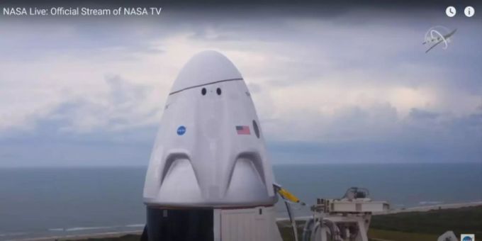 Die Raumfähre «Crew Dragon» von SpaceX