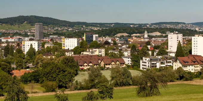 Aussicht über Dietikon. Dietikon