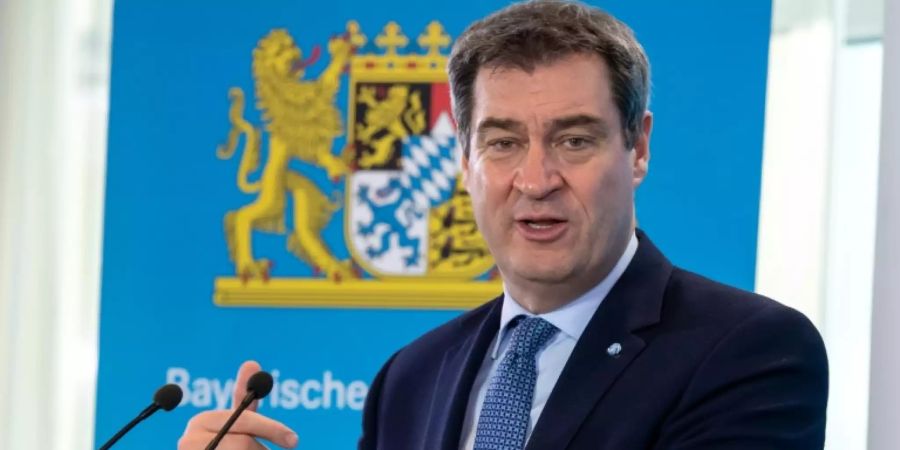 Markus Söder am Donnerstag in München