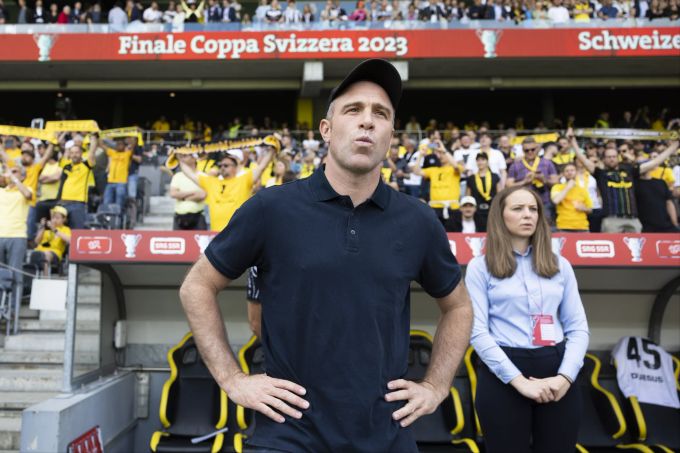Mattia Croci-Torti unterliegt mit dem FC Lugano im Cup-Final gegen YB. YB Lugano Mattia Croci-Torti