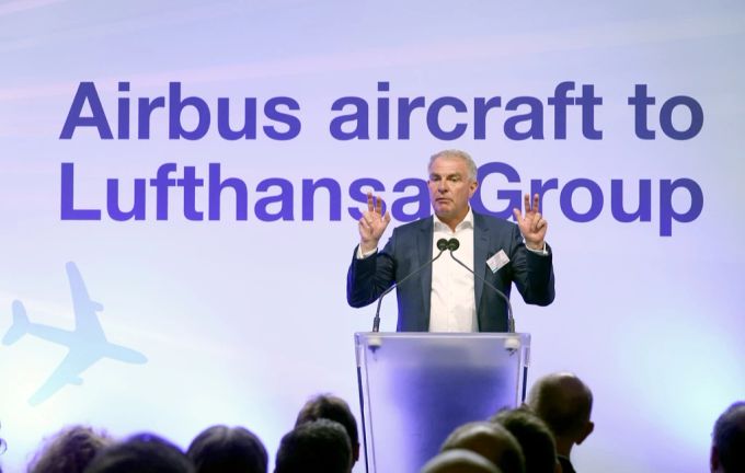 Lufthansa-Chef Carsten Spohr äusserte sich kürzlich zur Übernahme der ITA Airways. lufthansa ita