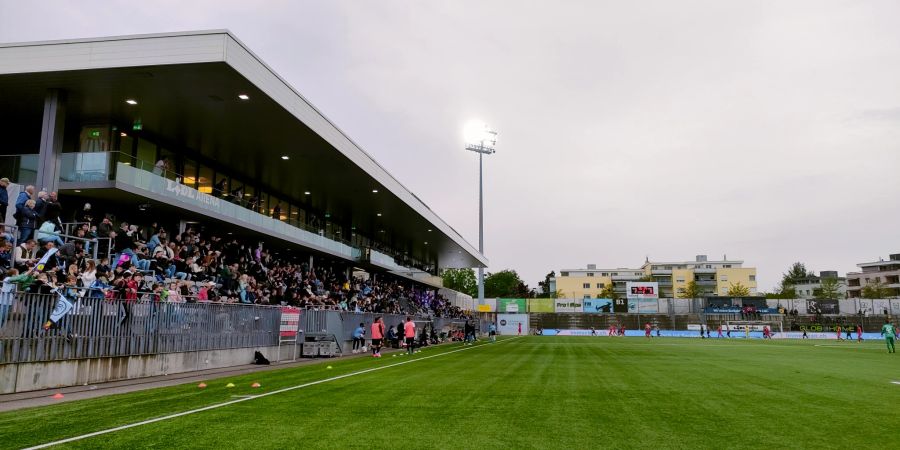 Das Fussballstadion Bergholz. - Stadt Wil