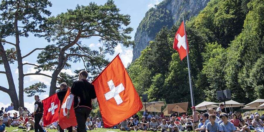 Innerhalb der Schweizerischen Gemeinnützigen Gemeinschaft (SGG), die unter anderem auch das Rütli verwaltet und dort die 1.-August-Feier organisiert, ist es zu einem Streit um die Ausrichtung gekommen. (Archivbild)