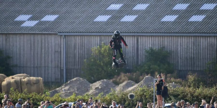 Zapata bei seinem Start im nordfranzösischen Sangatte