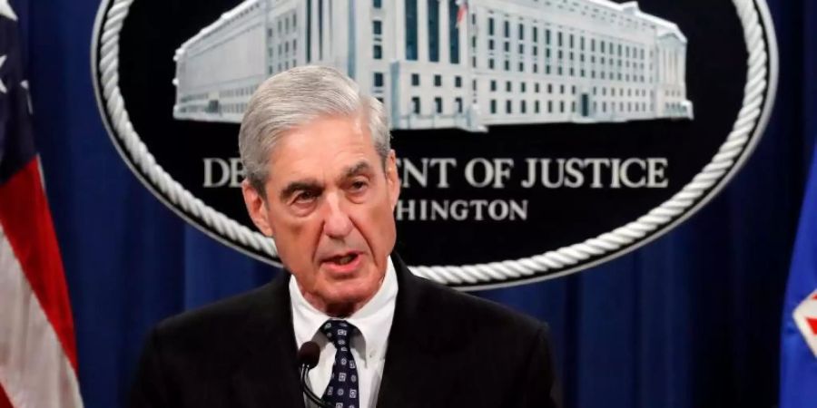 Sonderermittler Robert Mueller hatte seine Arbeit Ende März abgeschlossen und Justizminister William Barr seinen Bericht übergeben, der mehrere Wochen danach - in Teilen geschwärzt - veröffentlicht wurde. Foto: Carolyn Kaster/AP