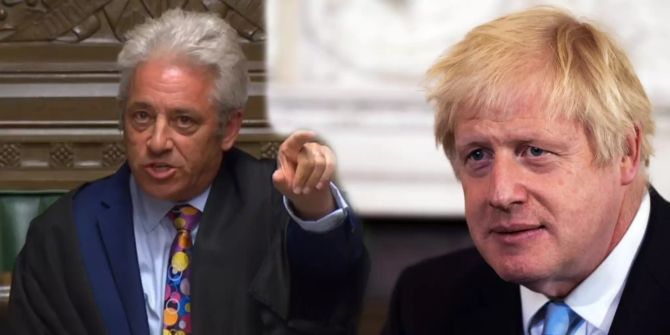 John Bercow Boris Johnson