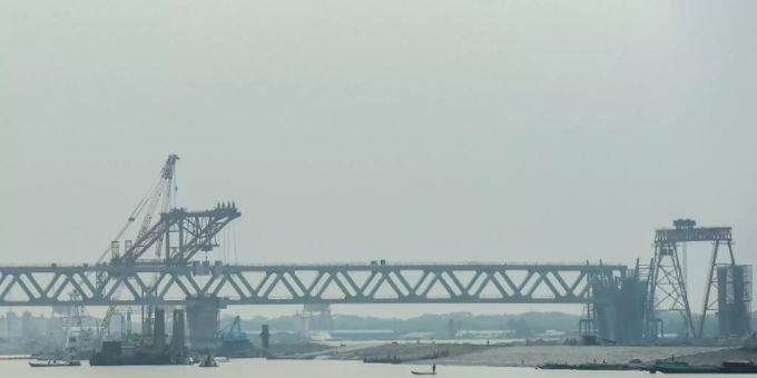 Die Padma-Brücke in Bangladesch Die Padma-Brücke in Bangladesch