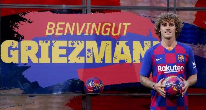 Antoine Griezmann unterschrieb bei Barcelona einen Fünfjahresvertrag mit einer Ausstiegsklausel über 800 Millionen Euro. Antoine Griezmann
