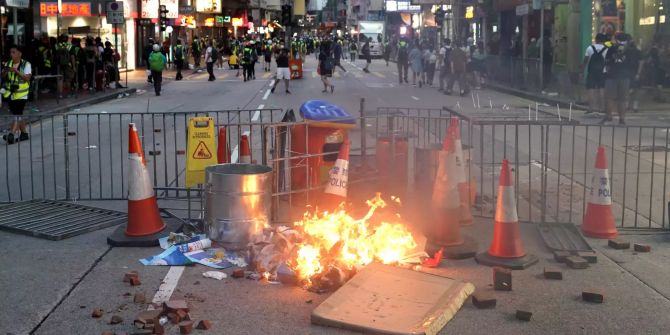 Proteste in Hongkong