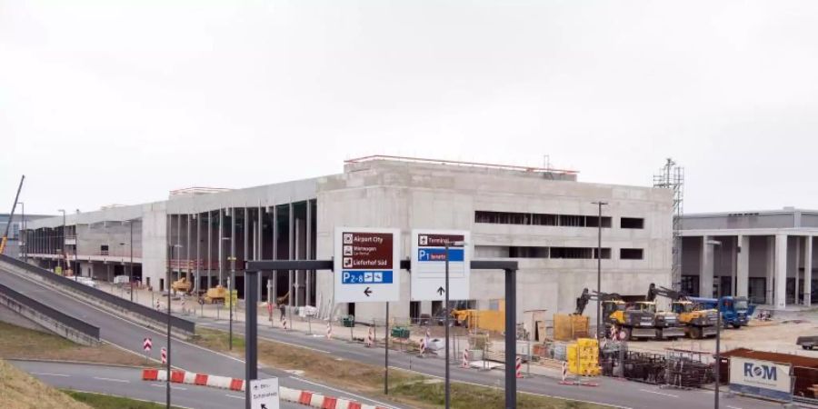 Planmässig fertiggestellt: Der Rohbau des Terminals 2. Foto: Soeren Stache