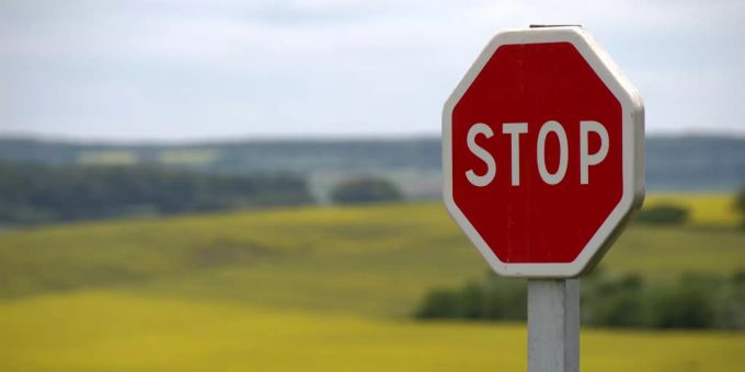 Stoppschild. (Symbolbild) Stoppschild