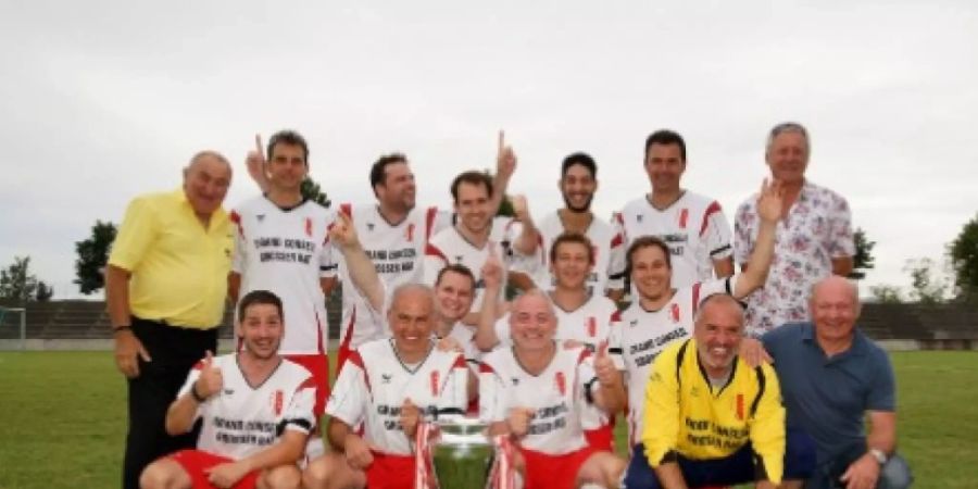 Das diesjährige Siegerteam, der FC des Grossen Rates Wallis.